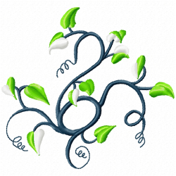 Flowers And Tree Embroidery Design 8 Flowers And Tree Embroidery Design 8